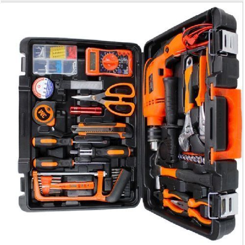 Tools Box Kit Set With Electric Drill 13MM Machine