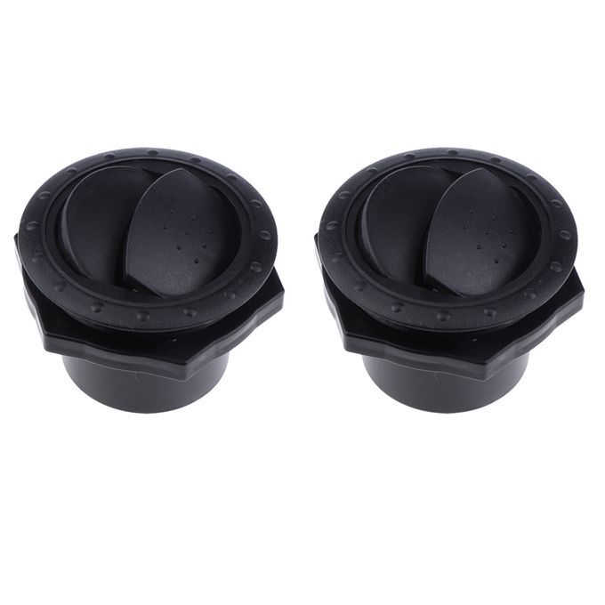 2Pcs RV Marine Yacht Round Air Vent Outlet Grill Ventilation 70x45mm