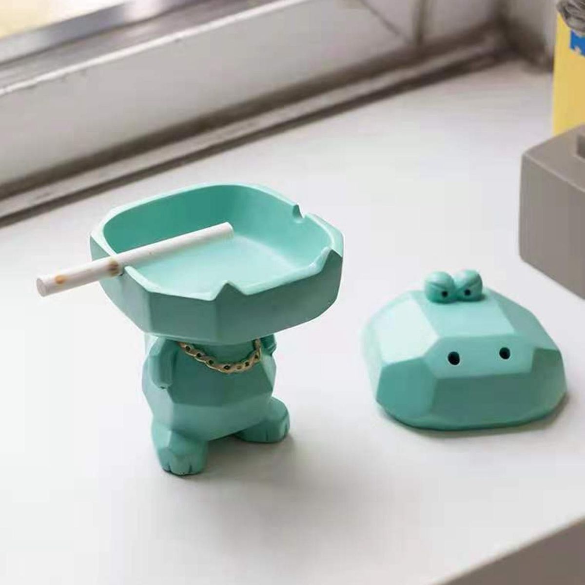 Cute Decorative Ashtrays for s Ash Tray with Lid Ashtray Ashtray for Weed Outside Outdoor Ashtray Windproof A