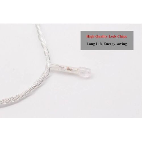 300 Christmas White Decoration Lights (8 Light Styles Incl)