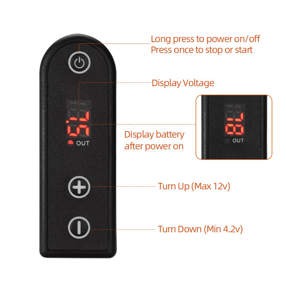 DC Mini Tattoo Power Supply Tattoo Battery With Power Cable
