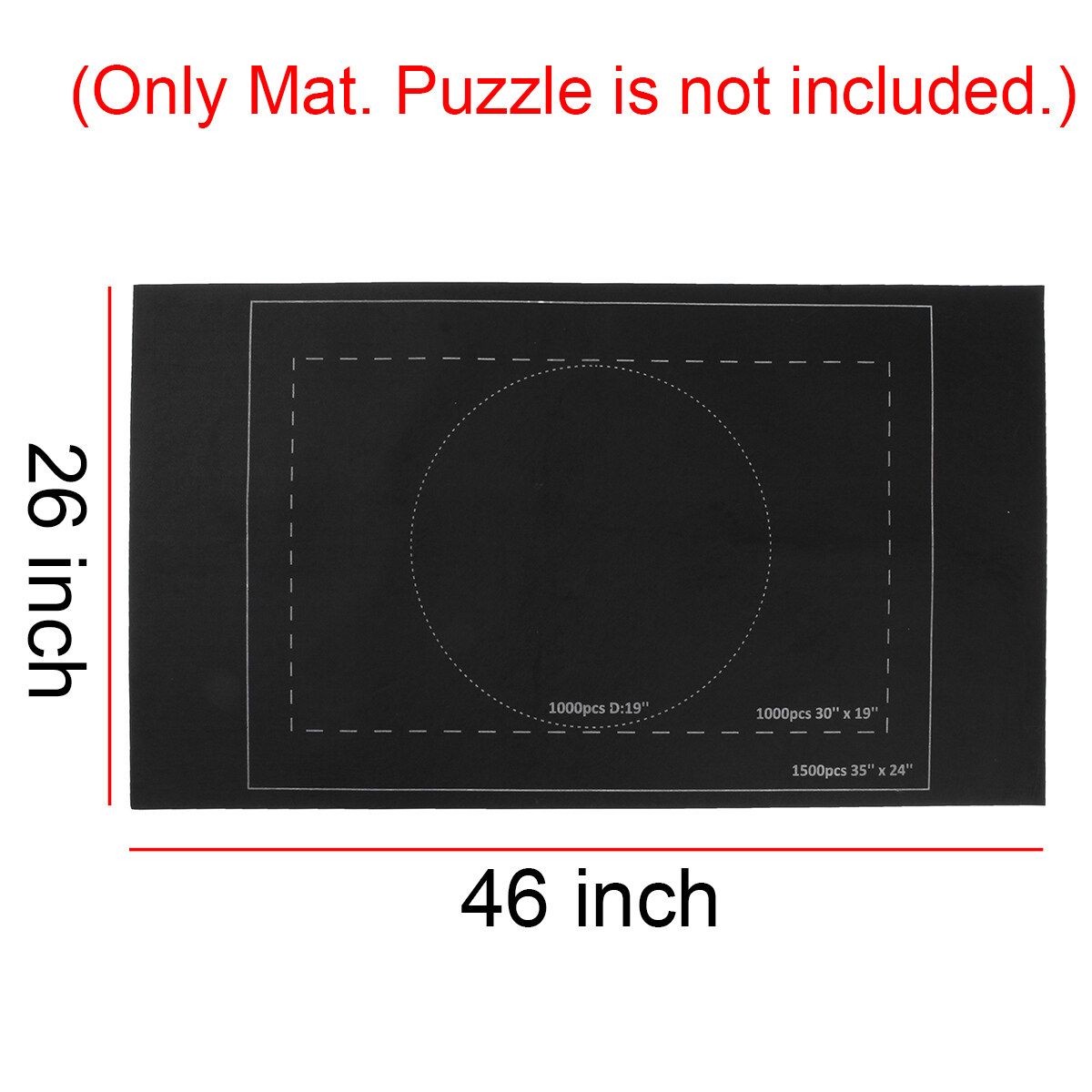 Jumbo Jigsaw Puzzle Mat 1500 PCS Portapuzzle Board Storage Mates Portable