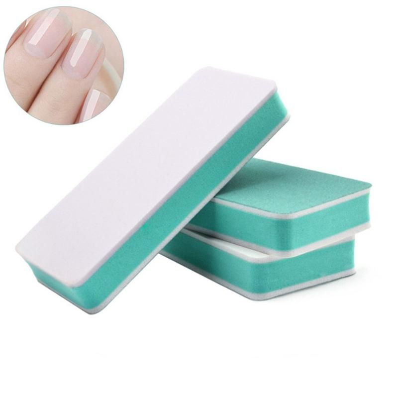 20Pcs 2 Ways Nail Art File Buffer Polishing Block Shine Manicure Tips Tools