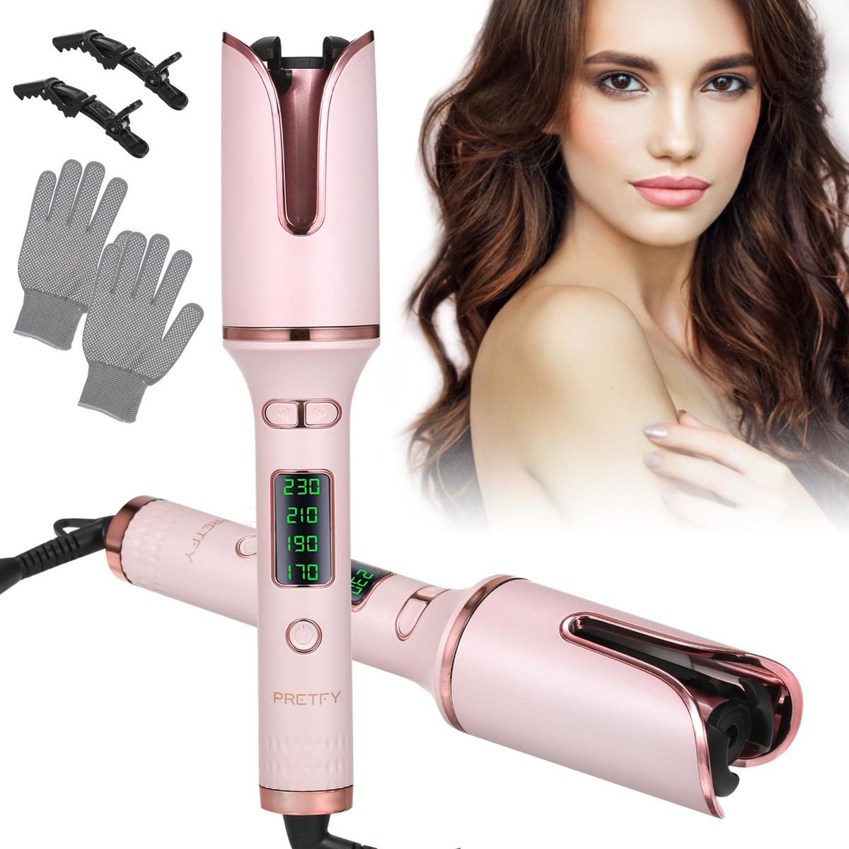 Automatic Hair Curler  Portable Hair Tongs Auto Hair Curler Woman Hair Styling Tool