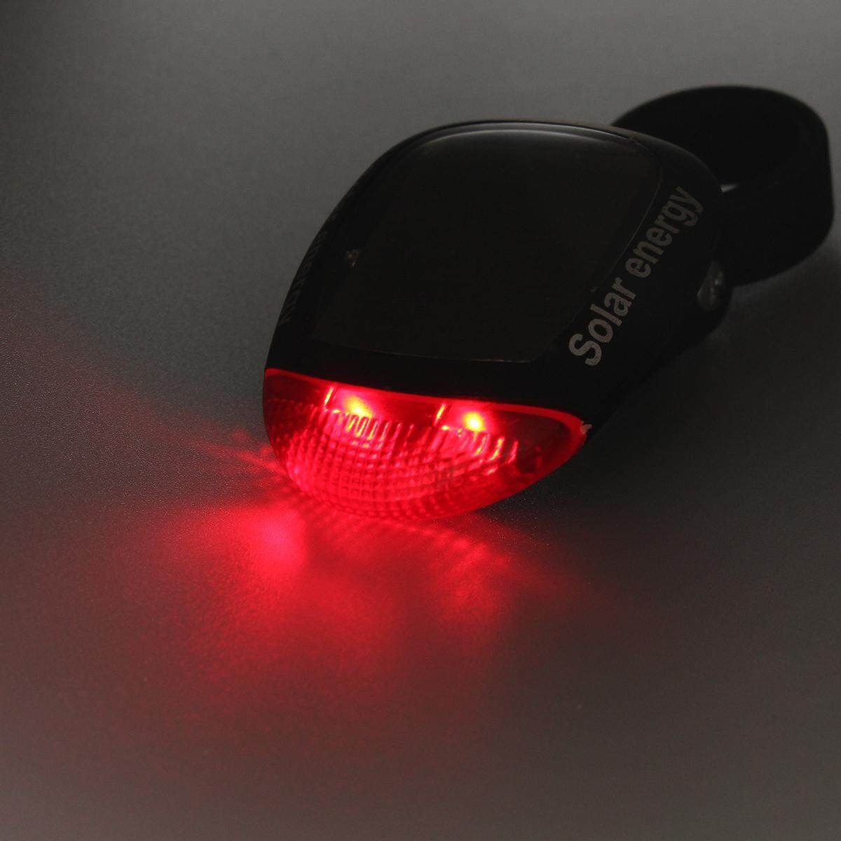 Bicycle Solar Tail Light Night Ride Warning Blowing Light Mountain Bicycle