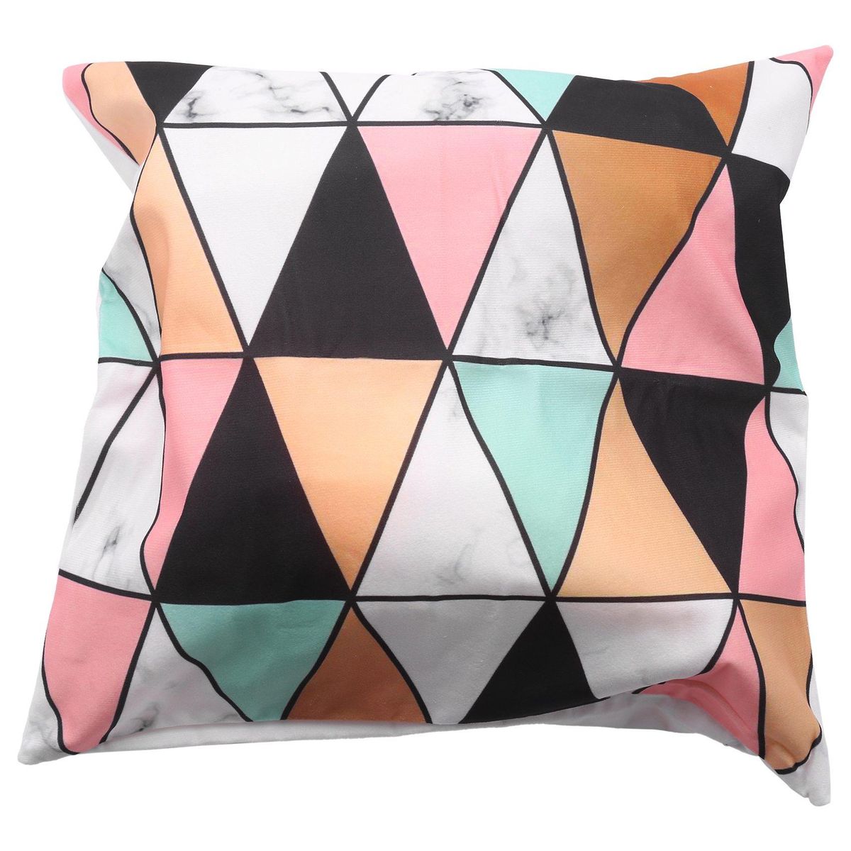 Decorative Throw Pillow Covers Only For Couch, Sofa, Or Bed Geometric Patterns Modern Quality Design Faux Leather Luxury Soft Thick Cushion Covers Set Of 4 18 X 18 Inch