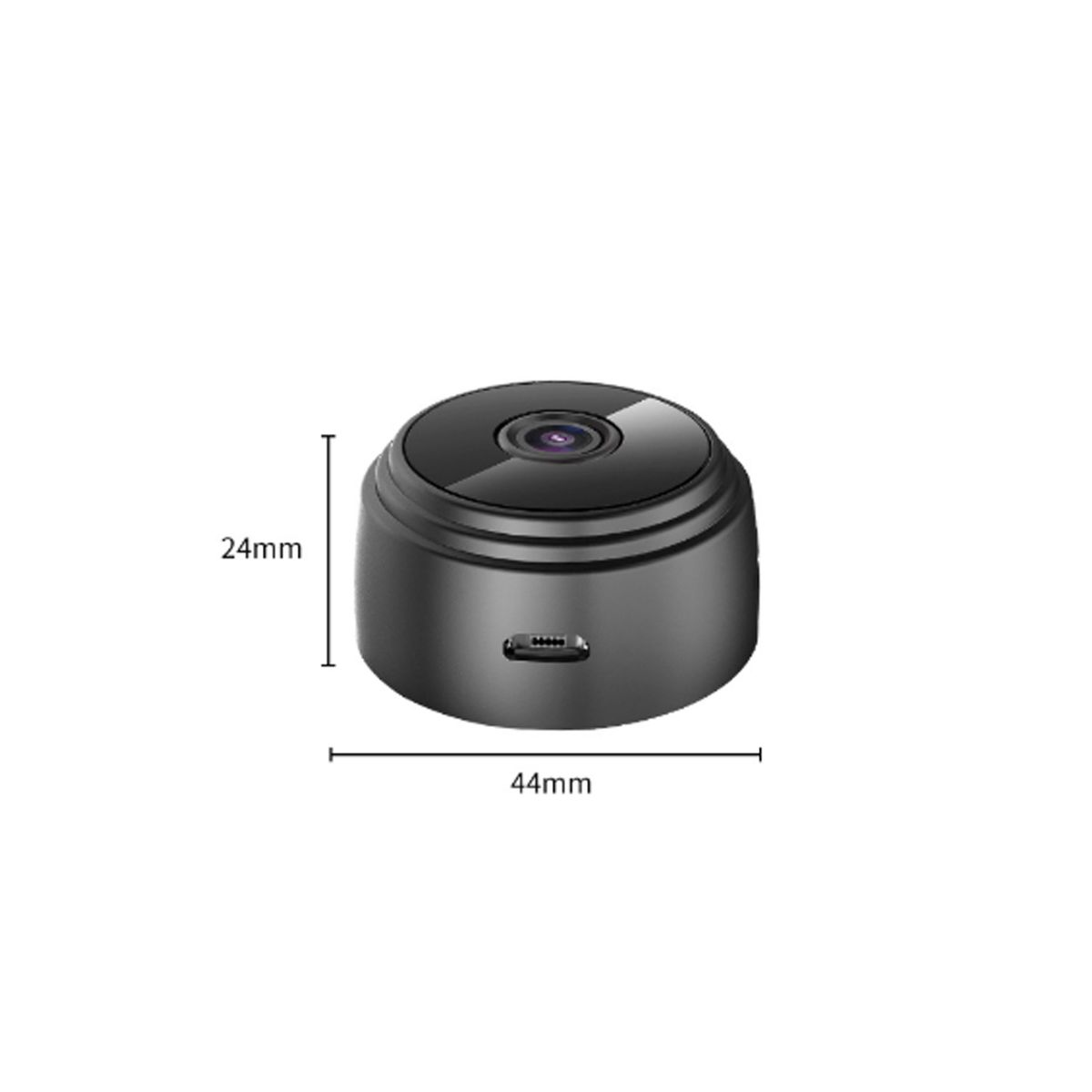 Mini HD 720P Wireless Hidden Camera,Home WiFi Remote