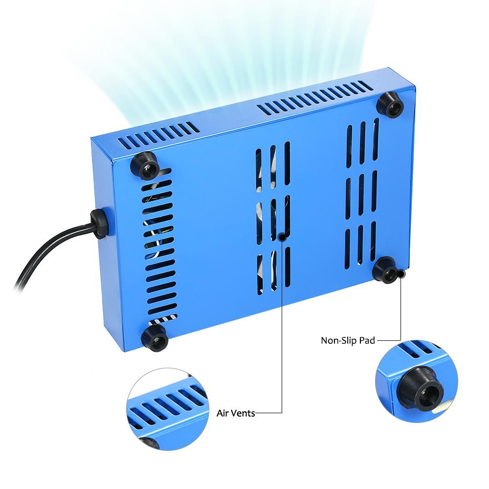 300W 220V 100mm 1200g Mini Lead Free Soldering Pot Titanium Coating Stainless Steel Solder Pot Compact Temperature Adjustable Solder Bath for Welding and Soldering