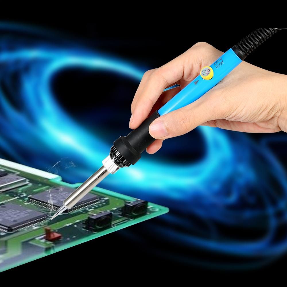 858D 700W High Quality Soldering Station LED Digital Solder Iron Desoldering Station BGA Rework Solder Station Hot Air Gun + Electric Iron Set for SMD SMT DIP