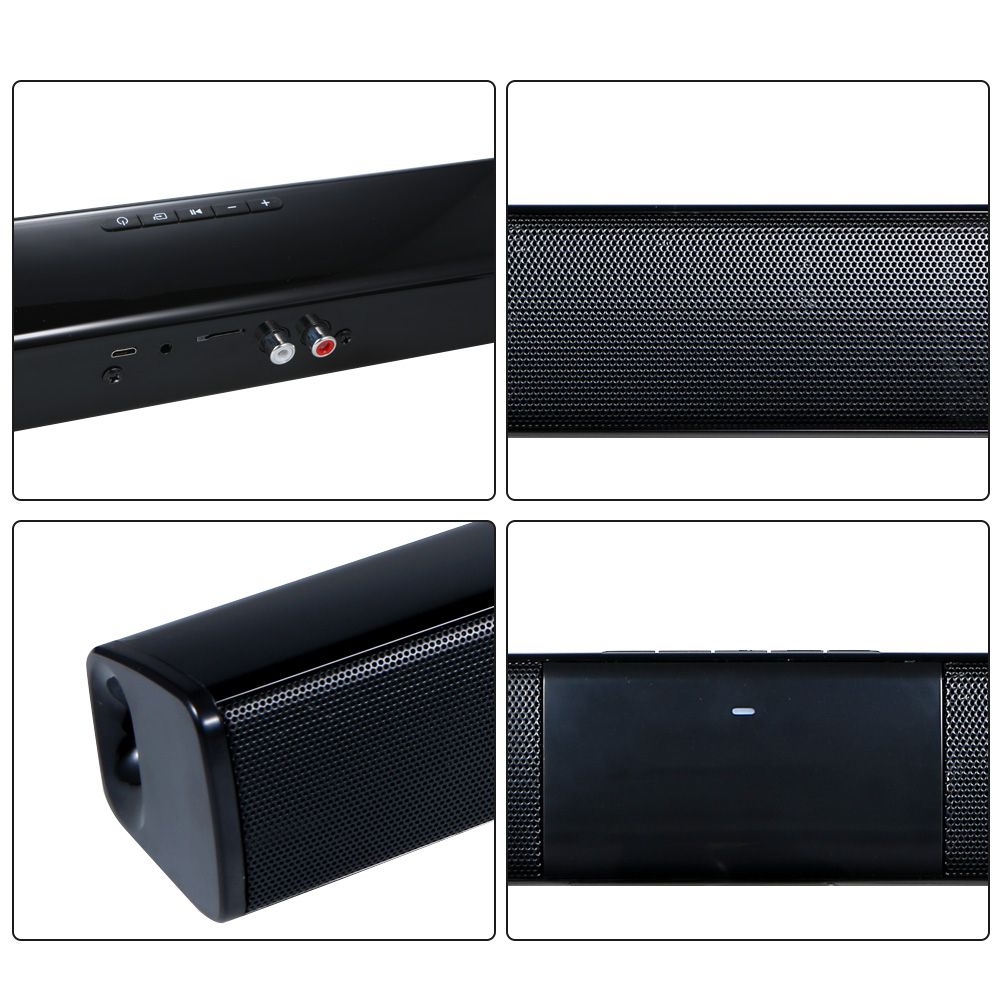Luxury Wireless BT 4.0 Soundbar Speaker With RCA Line Remote