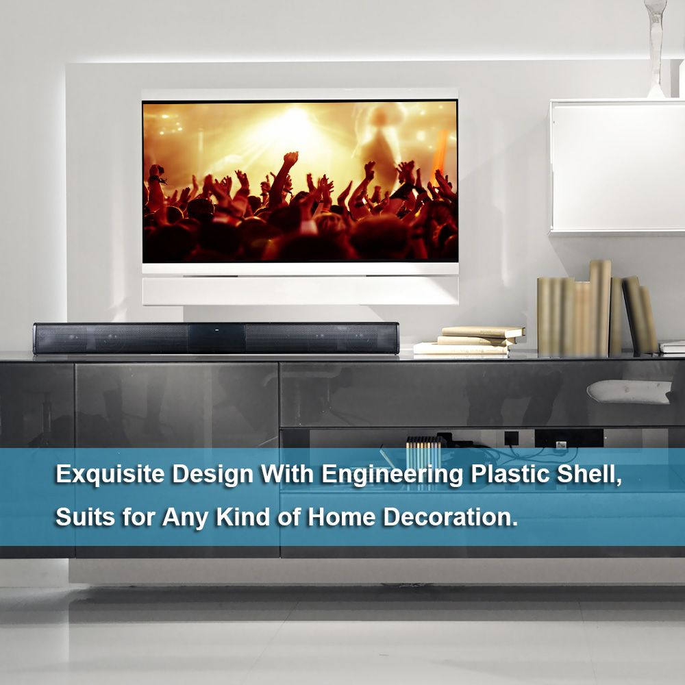 Luxury Wireless BT 4.0 Soundbar Speaker With RCA Line Remote
