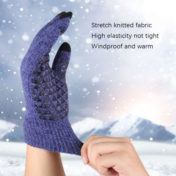 2 Pairs Knitted Warm Gloves