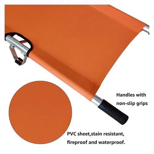 Medical Emergency Folding Stretcher Aluminum Alloy Portable