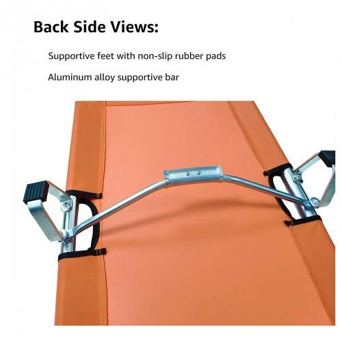 Medical Emergency Folding Stretcher Aluminum Alloy Portable