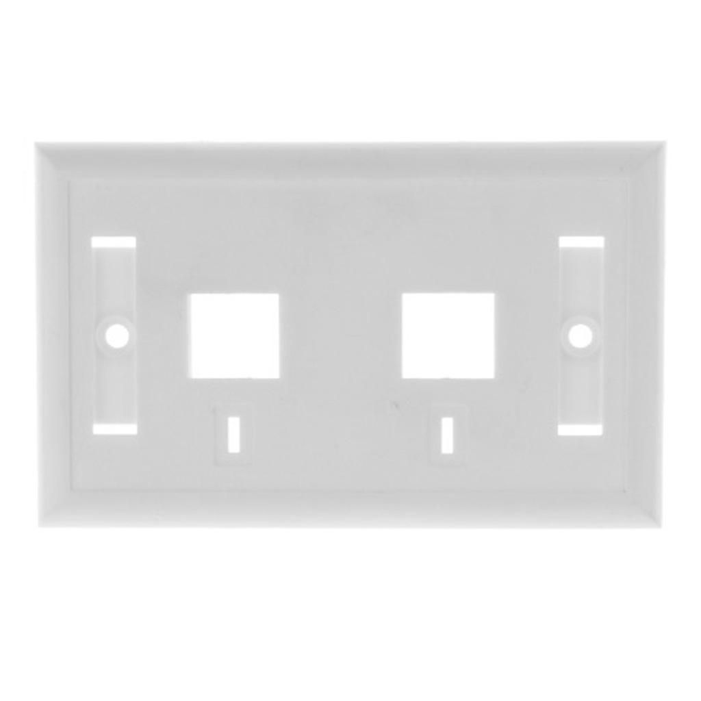 120MM Wall Plate Dual Port Network LAN Socket Outlet Panel