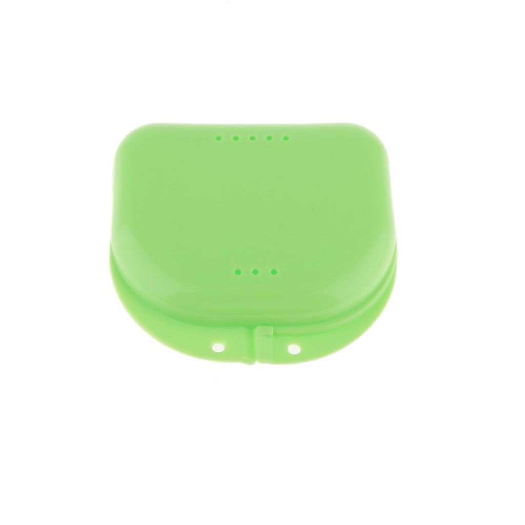 2 Mouth Guard Case Orthodontic Dental Retainer Box Denture Storage