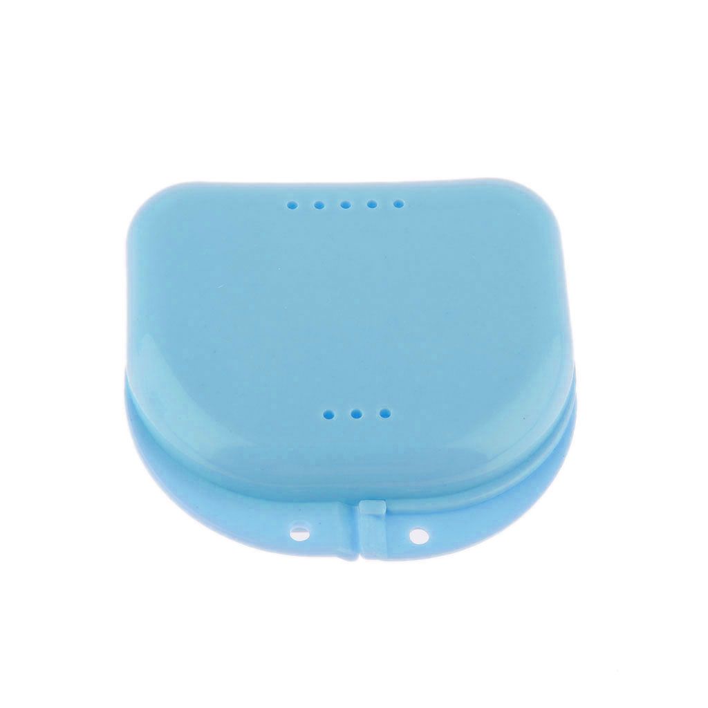 2 Mouth Guard Case Orthodontic Dental Retainer Box Denture Storage