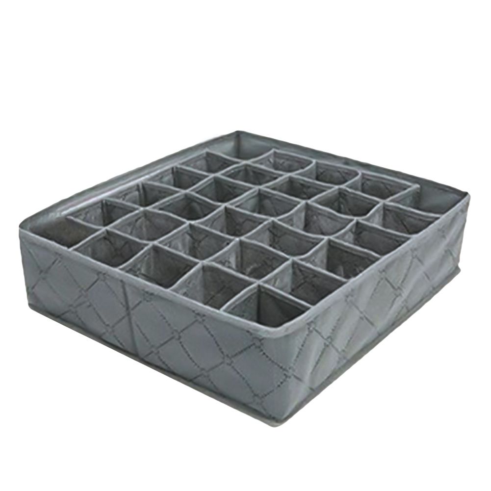 Foldable Removable Underwear Socks Ties Storage-Dark Gray
