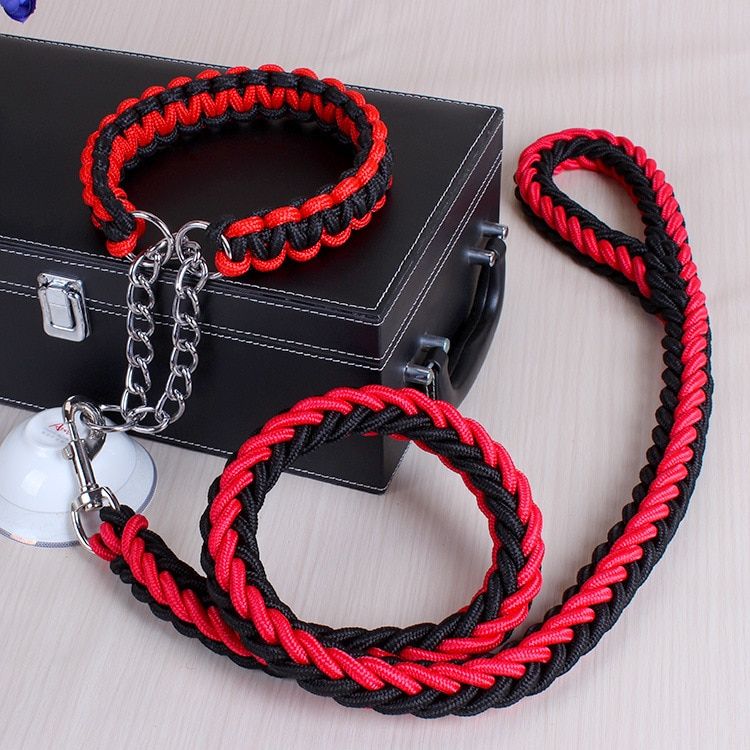 High Quality Upgraded Color Collar Large Dog Harnesses Traction Rope Walk The Dog P Chain Pet  For Medium And Large Dogs