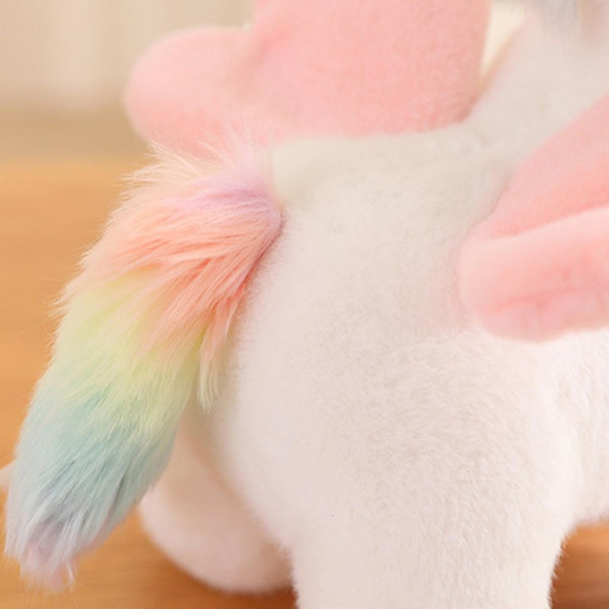 Pegasus Pillow Stuffed Pegasus Plush Toy Soft Sofa Pillow Decoration Pink