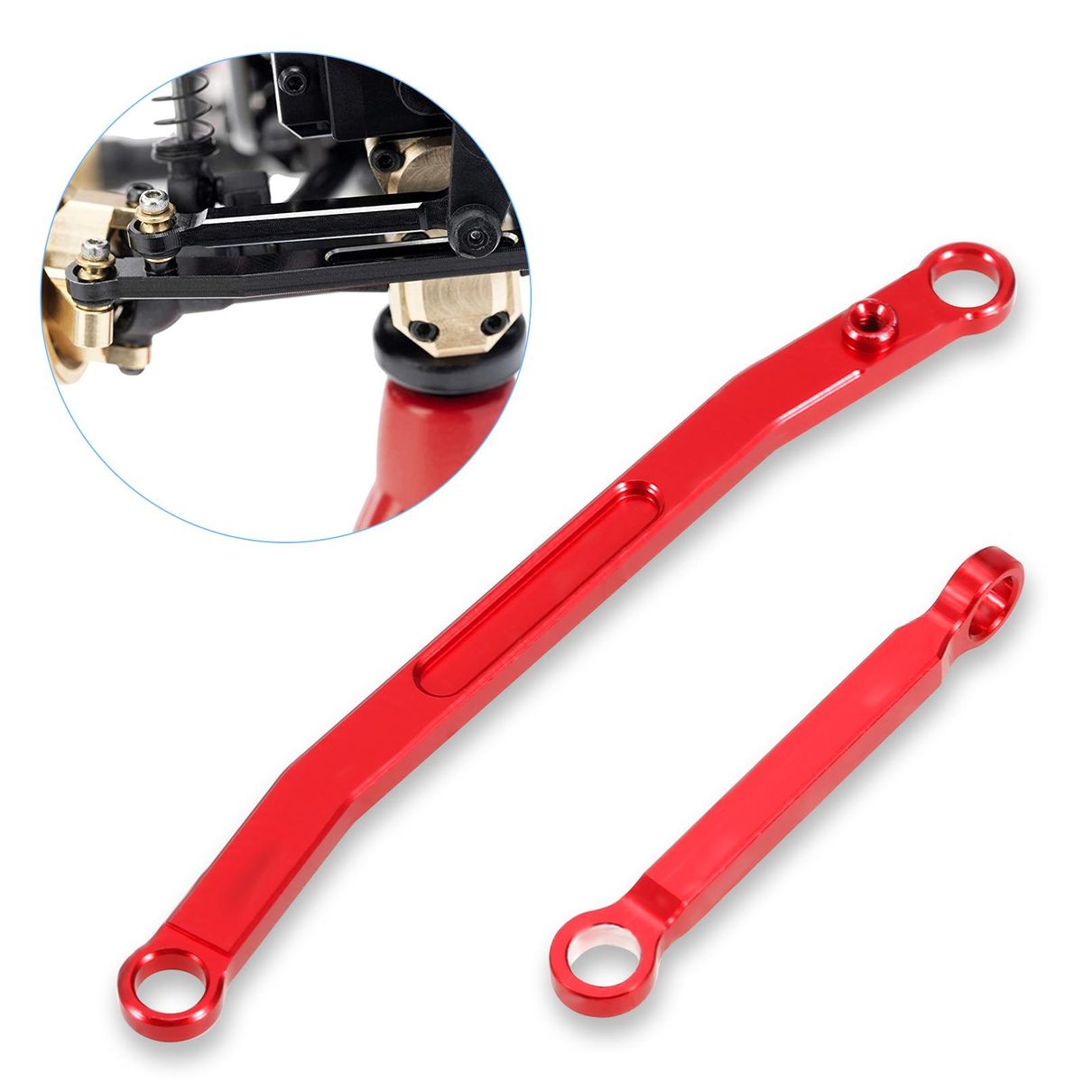 Metal Steering Linkage Tie Rod Set for 1/24 Axial SCX24 AXI90081 AXI00001 AXI00002 High-Tightening Link RC Crawler Car Upgrades Parts