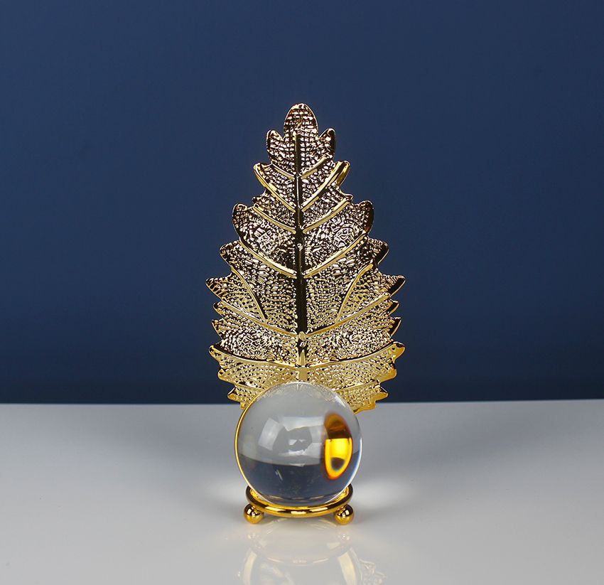 Crystal Globes Figurine Table Deco, Tv Stand Deco.