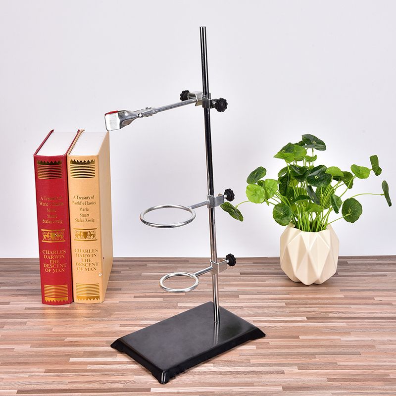1 Set Laboratory Ring Stand 50CM High Retort Stand Stand