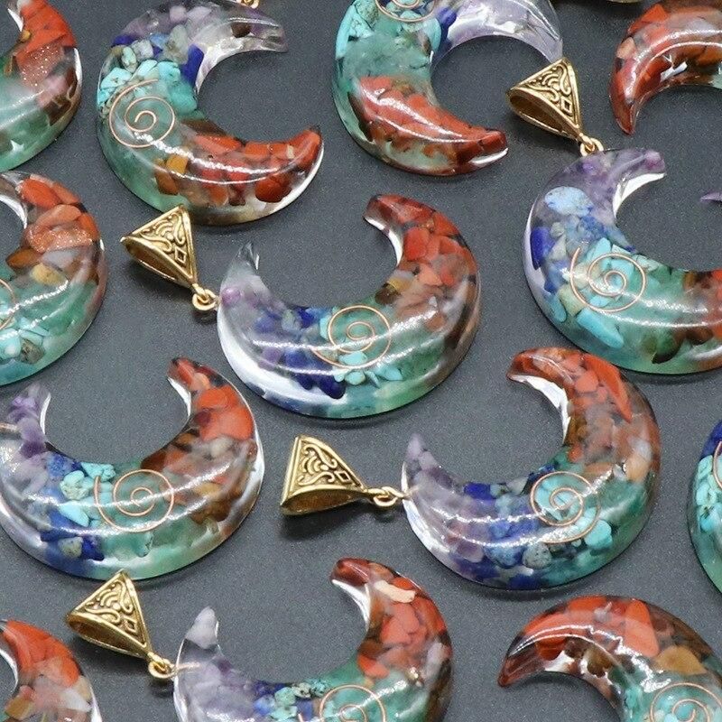 Daily Jewelry Make You Fashionable 7 Chakras Crystals Stones Energy Crushed Meditation Pendant Necklace Jewelry Chain for Men