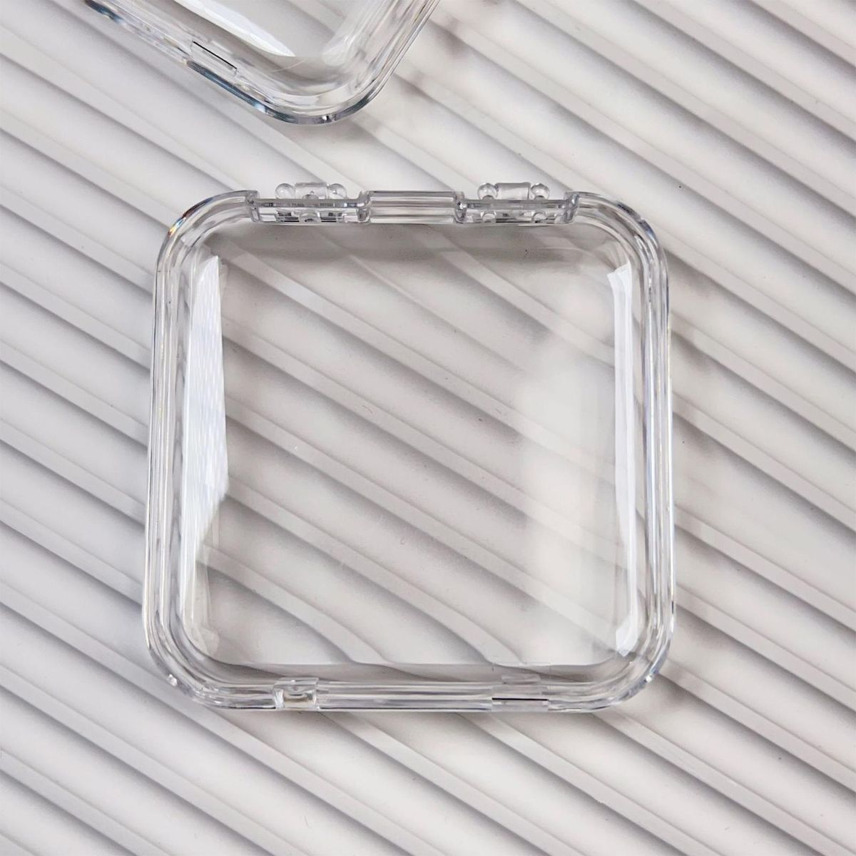 5PcsSet Nail Storage Box Earring Necklace Ring Bracelet Jewelry Container Clear