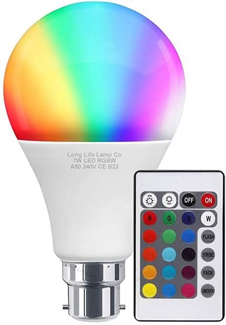 RGB Colours Led Bulb Pin Head 10w