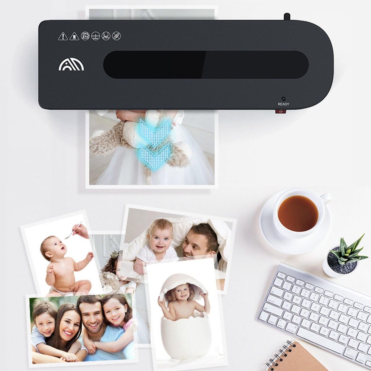 A4 Office Document Home Photo Thermoforming Machine with A4 Plastic Film EU Plug