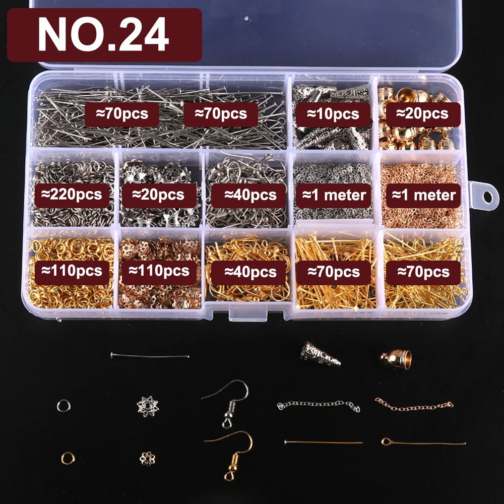 Earrings Eardrop Jewelry Making Kit With Plier Jump Rings