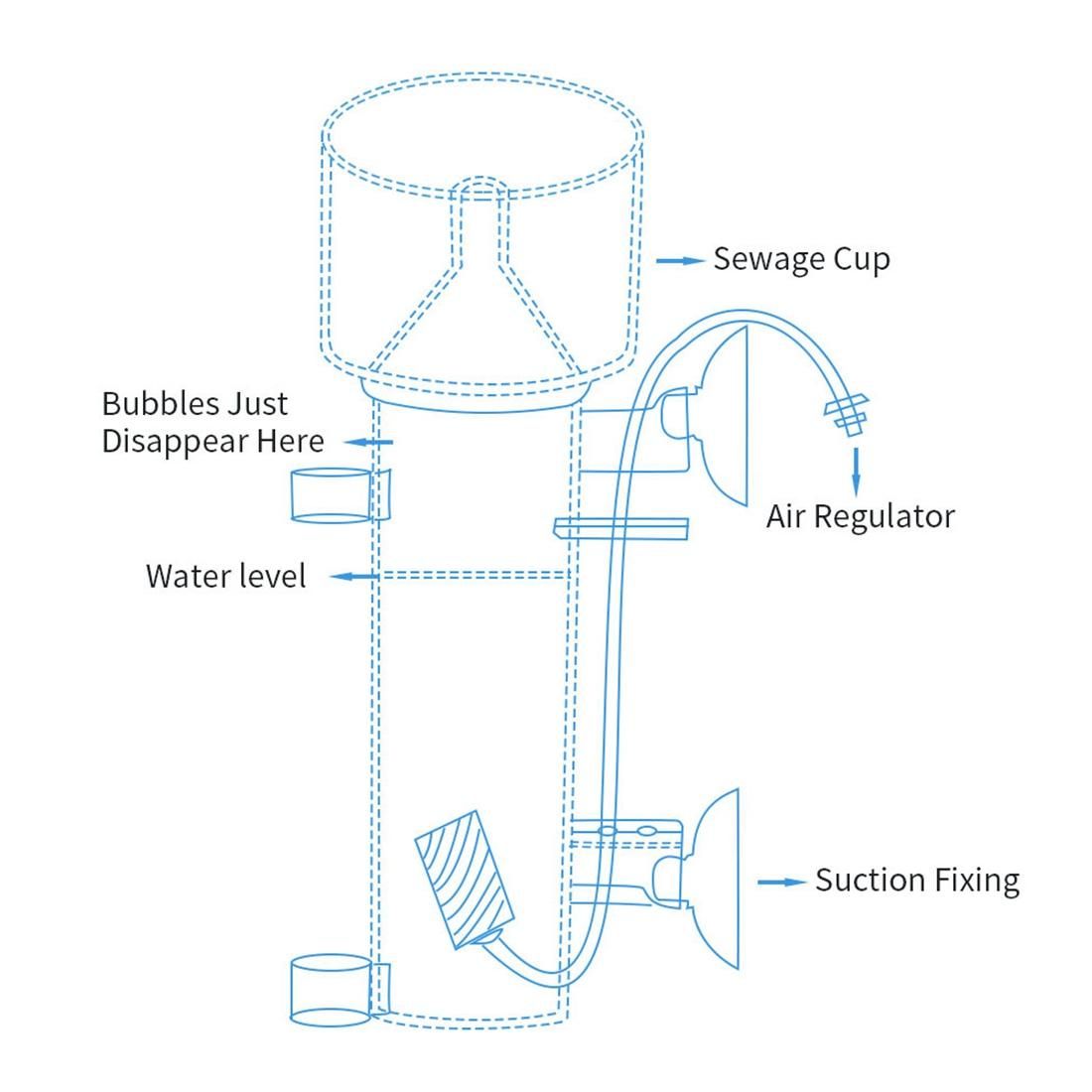 Fish Tank Protein Skimmer Aquarium Protein Skimmer