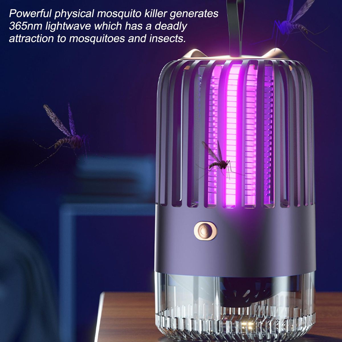 Electric Mosquito Killer Lamp Household Mosquito Zapper Portable Mosquito Trap Lamp Killing Lamp for Mosquito Fly Traps