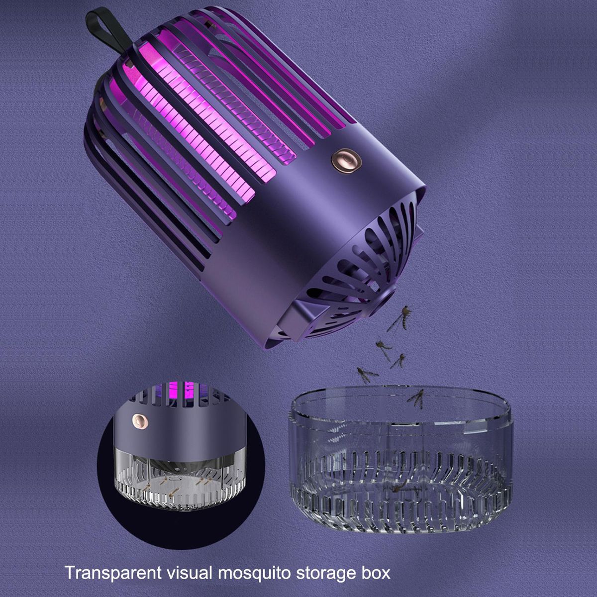 Electric Mosquito Killer Lamp Household Mosquito Zapper Portable Mosquito Trap Lamp Killing Lamp for Mosquito Fly Traps