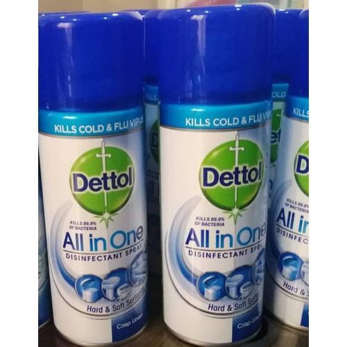 All In One Disinfectant Spray-Crisp Linen - Dettol 400ml X 6