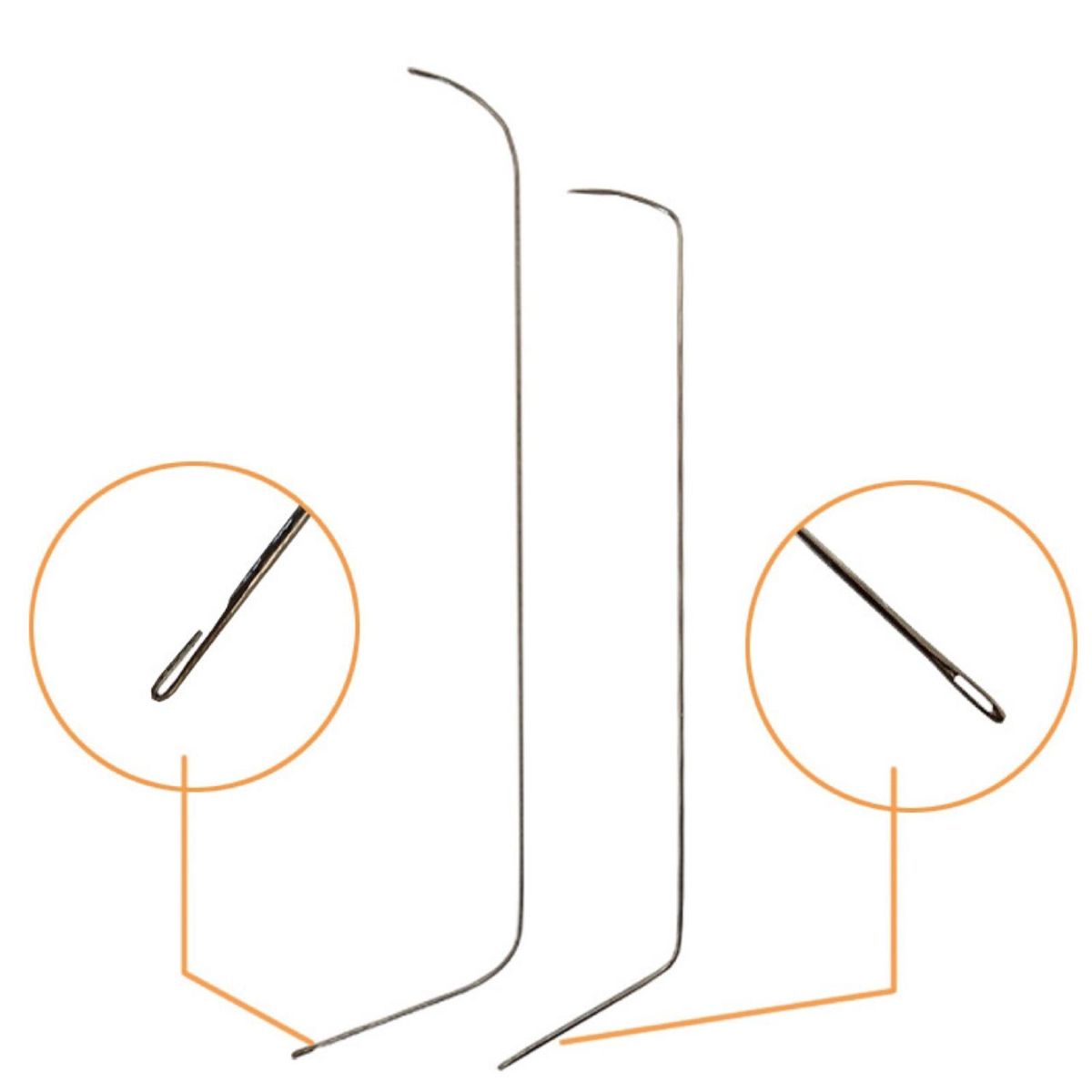 2Pcs Bead Spinner Needles For Bracelet Necklace Making Spin String
