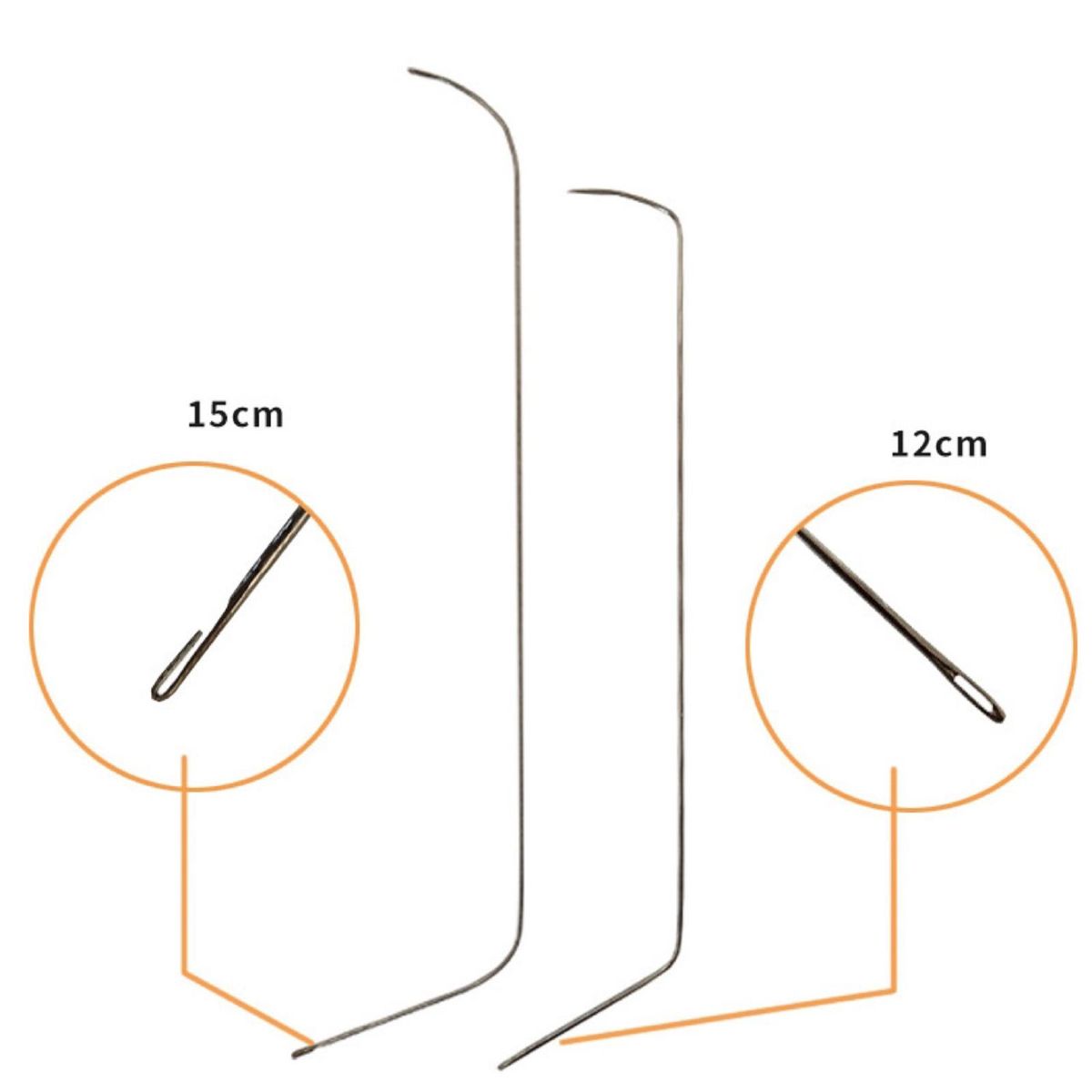 2Pcs Bead Spinner Needles For Bracelet Necklace Making Spin String