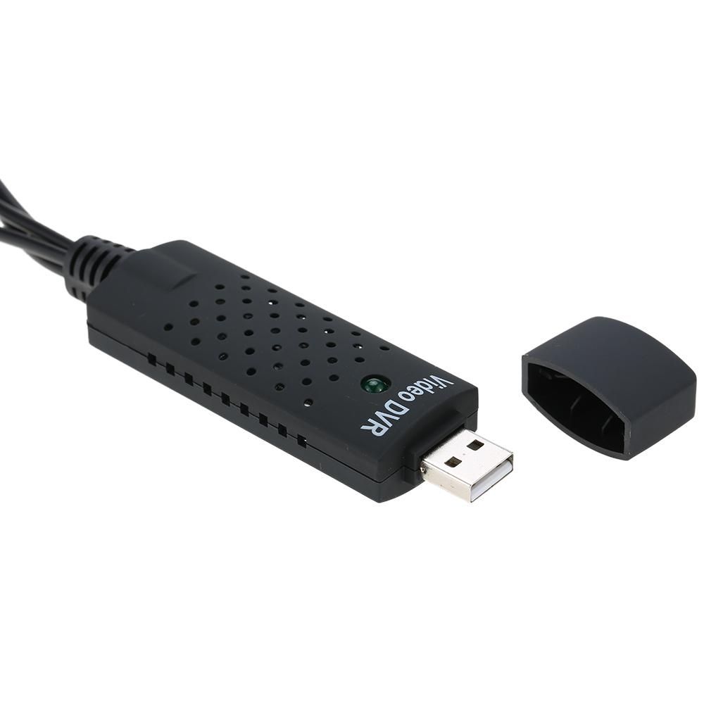 USB 2.0 DVR Video Audio Camera CCTV Capture Recorder Adapter Card for Win 7/8/10/2000, for Win XP/Vista for PC Laptop
