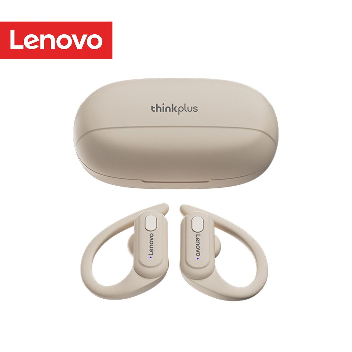 Lenovo XT60 BT5.3 True Wireless Headphones Low Latency Game Earphone Earhook Earbuds Waterproof Sport Headset with Mic 400mAh Charging Case Battery Digital Display