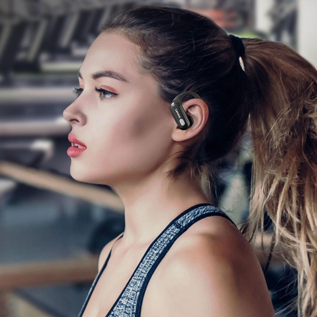 Lenovo XT60 BT5.3 True Wireless Headphones Low Latency Game Earphone Earhook Earbuds Waterproof Sport Headset with Mic 400mAh Charging Case Battery Digital Display