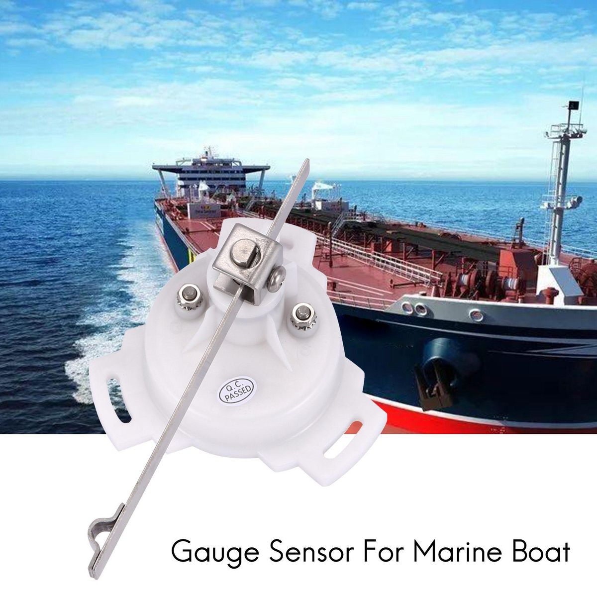 Stainless Steel Rudder Angle Indicator Gauge Sensor For Marine Boat 0-190 Ohms Auto Replacement Parts Speedometers
