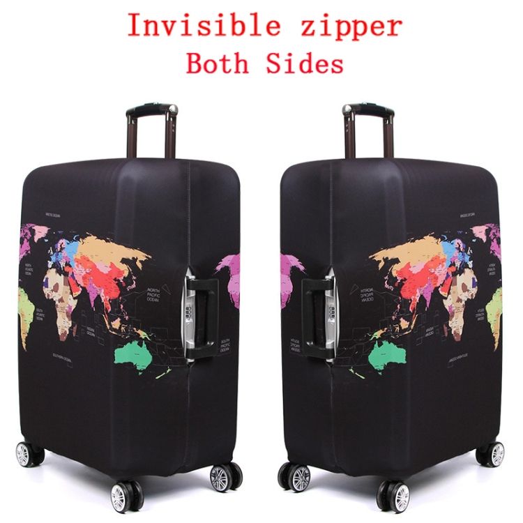 Dust Cover Travel Luggage Cover Suitcase Dustproof Scratch-proof Protection Elastic Sleeve S Size 19 To 21 Inch