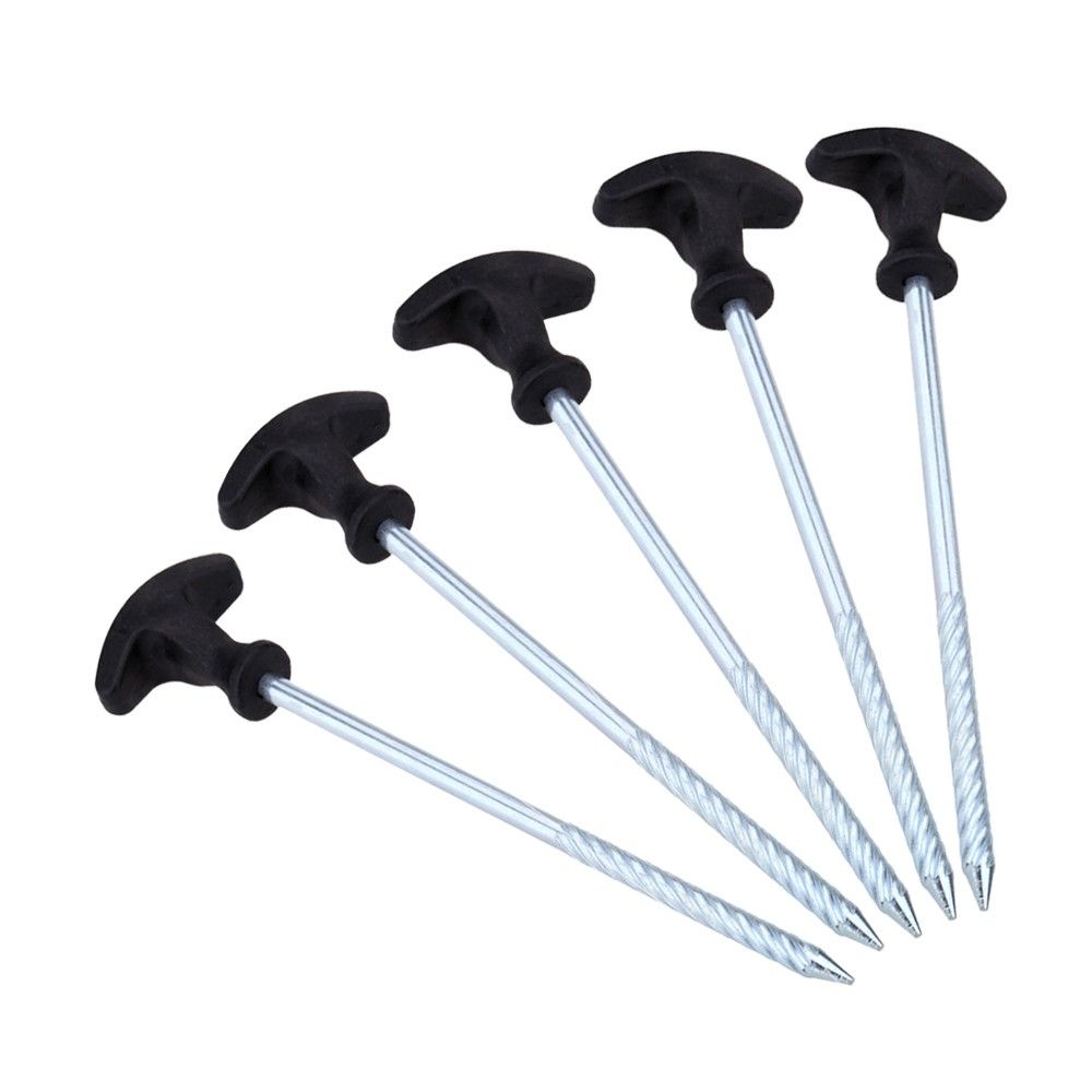 5pcs Heavy Duty Carp Fishing Bivvy Pegs 21cm Camping Tent