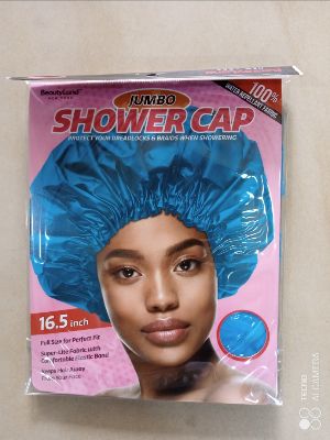 Jumbo Shower Cap Blue