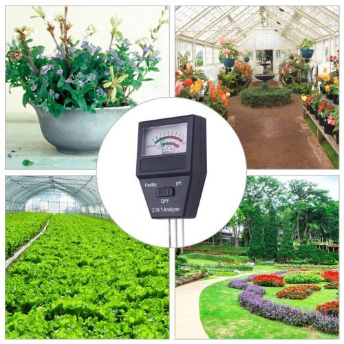 2 In 1 Soil Moisture Sensor Meter Plant Fertile PH Tester High Precision Soil Ph Test Equipment Indoor Outdoor Tool