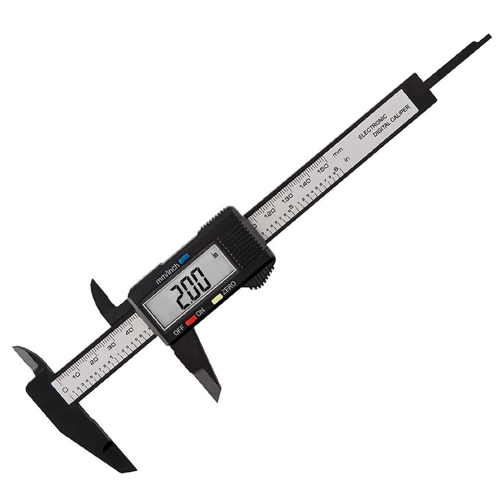 1pc 150mm Electronic Digital Caliper Black