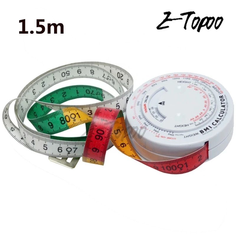 Sale!  Body Fat Caliper PLICOMETRO (skin Fold Caliper) With Slim Guide Manual   BMI Calculator (BMI Body Measure Tape) 2pcs Set