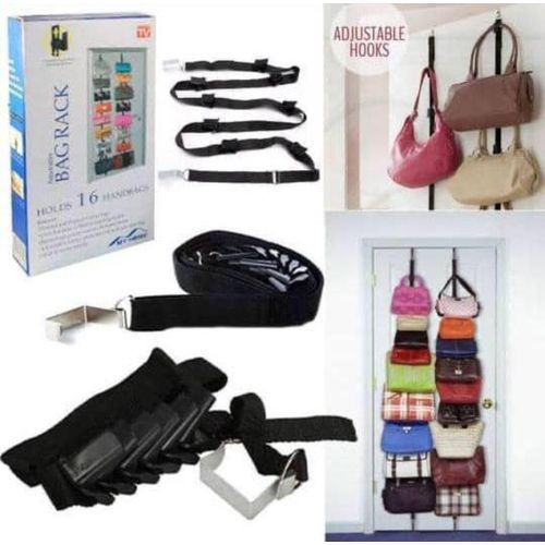 Adjustable Multipurpose Door Hand Bag Rack