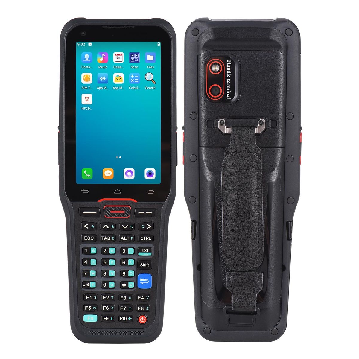 Android 10.0 1D Barcode Scanner Handheld Mobile Terminal PDA with Honeywell 5703 Scan Engine Support 1D/2D/QR Code Scaning Wireless Wi-Fi 4G with 4.0 Inch Touchscreen for Warehouse Delivery Retail Shop Restaurant Warehouse In
